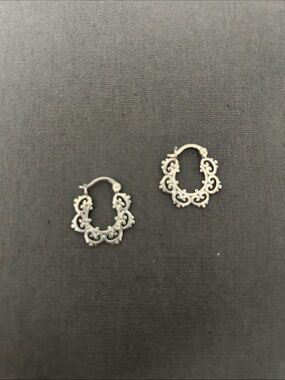 Martha Jackson (UK) Sterling Silver Mini Marrakesh Hoops